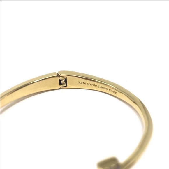 White & Gold Kate Spade enamel adventure bracelet - Picture 8 of 8